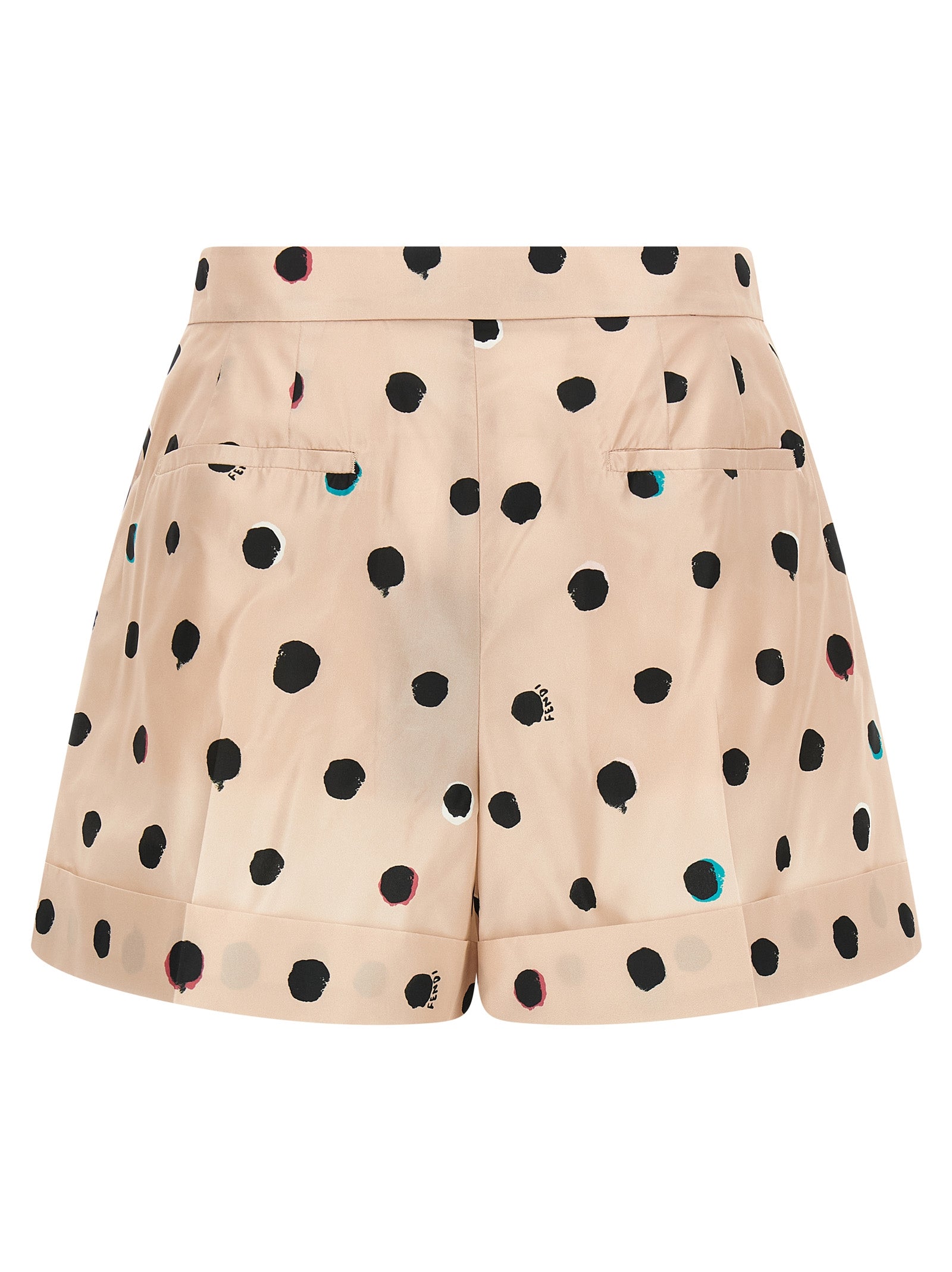 Discover the Fendi Multicolor Silk Bermuda Shorts, a luxurious blend of exquisite craftsmanship and vibrant design, perfect for making a bold fashion statement.