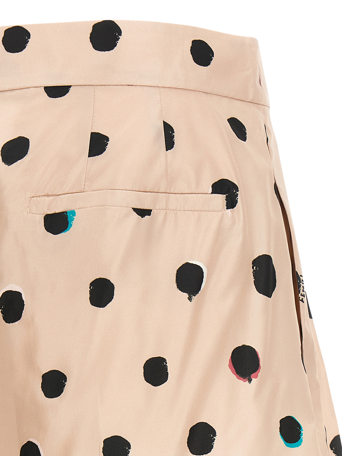 Fendi Multicolor Silk Bermuda Shorts - Exquisite Luxury Fashion
