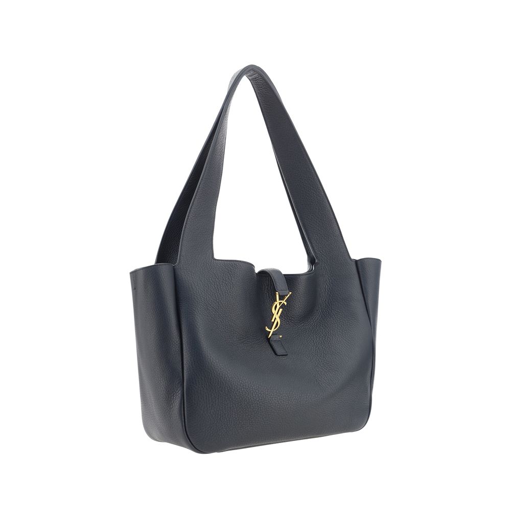 Elevate your style with the Saint Laurent Black Calf Leather Bos Taurus Shoulder Bag, a masterpiece of sophistication and timeless elegance, crafted for the discerning individual.