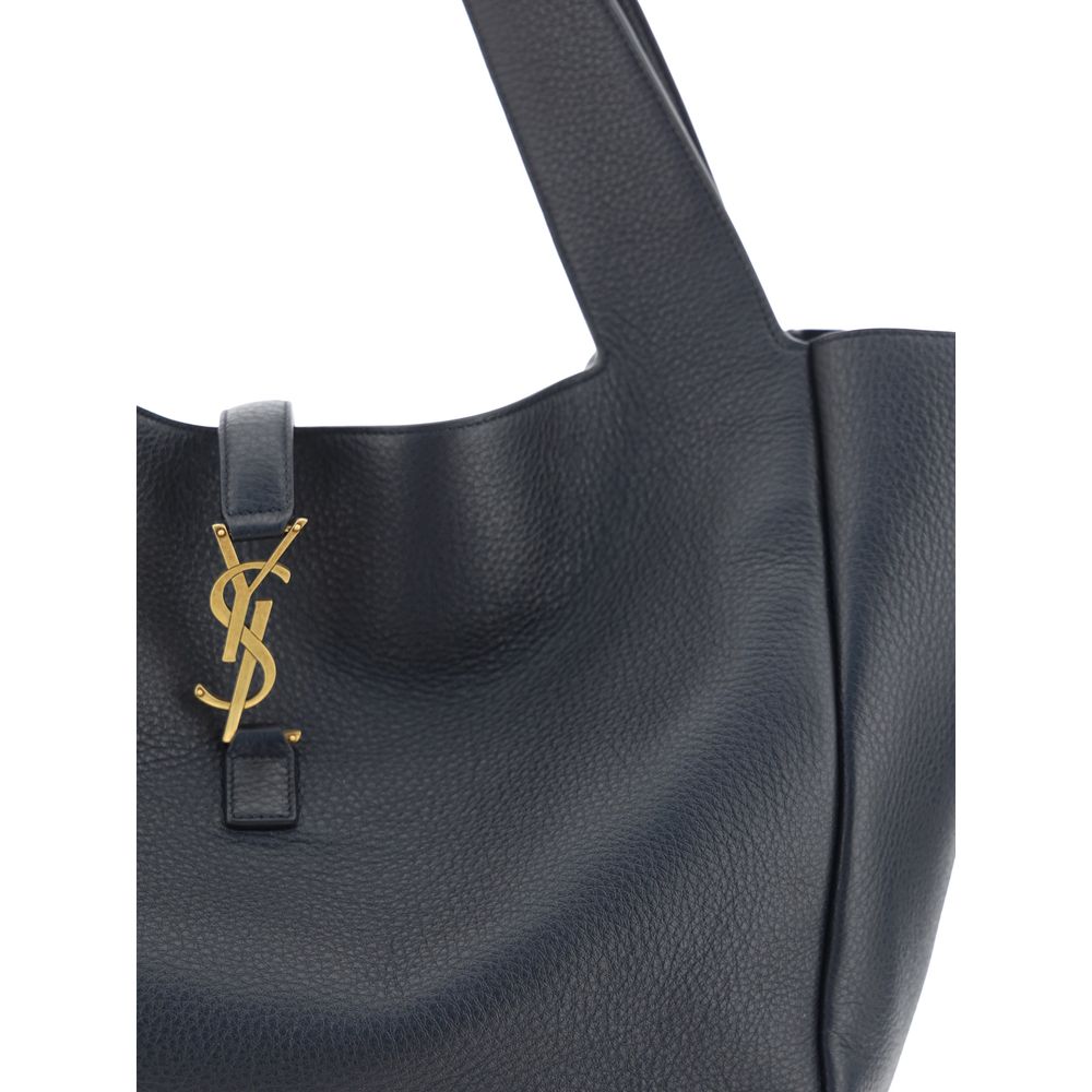 Elevate your style with the Saint Laurent Black Calf Leather Bos Taurus Shoulder Bag, a masterpiece of luxury and sophistication, crafted for the discerning individual.