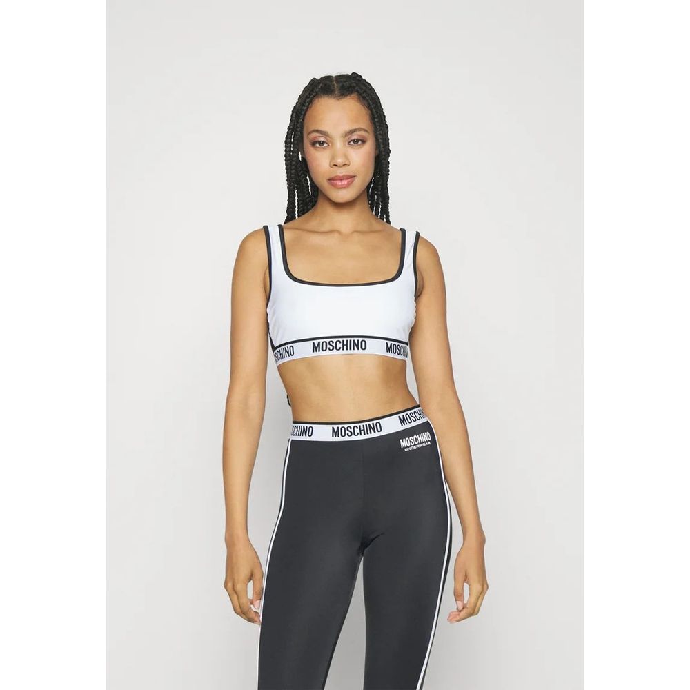 Elevate your activewear with the Moschino Multicolor Polyamide Sport Bra, a luxurious blend of style and comfort, perfect for the modern connoisseur.