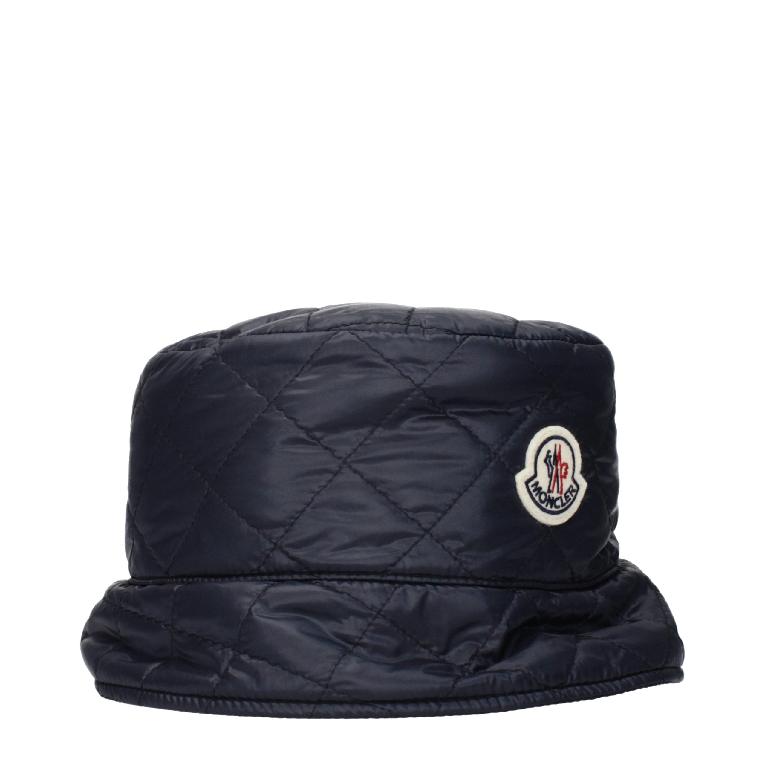 Elevate your style with the Moncler Blue Cotton Bucket Hat, a blend of exquisite craftsmanship and timeless elegance, perfect for discerning individuals who embrace luxury.