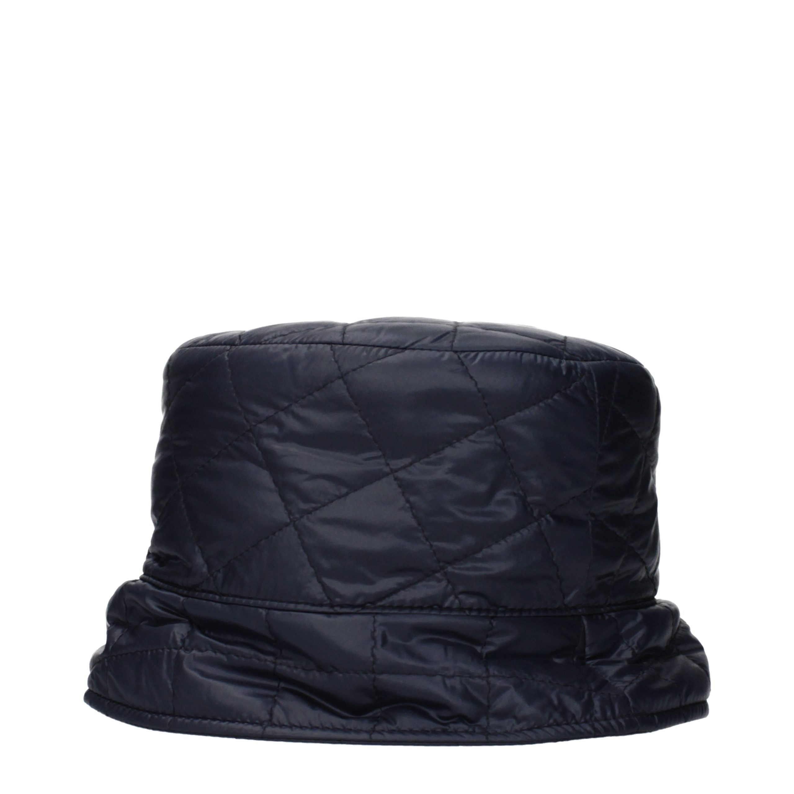 Elevate your style with the Moncler Blue Cotton Bucket Hat, a luxurious accessory that embodies sophistication and timeless elegance, perfect for any discerning wardrobe.
