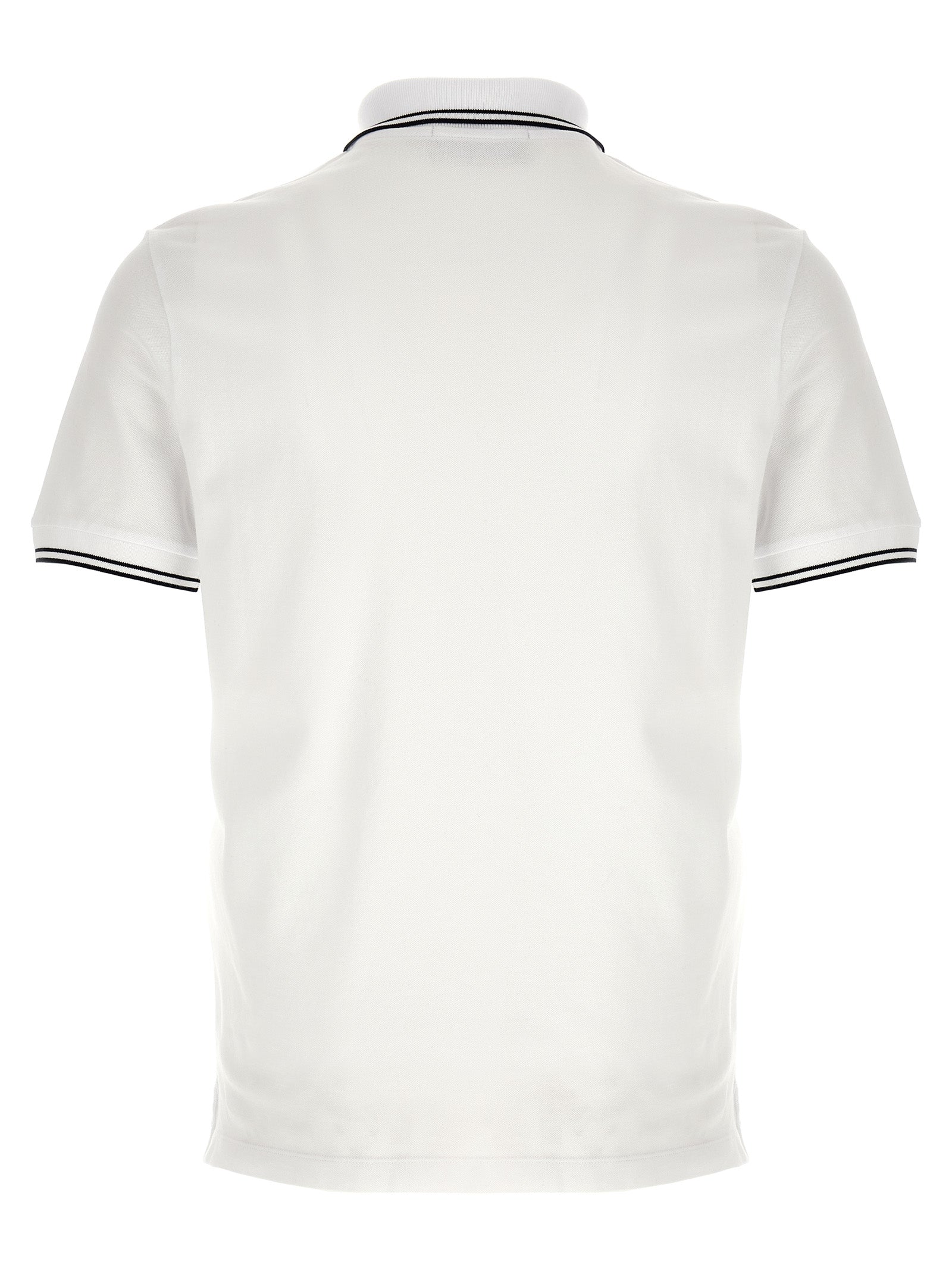 Stone Island White Cotton Polo Shirt