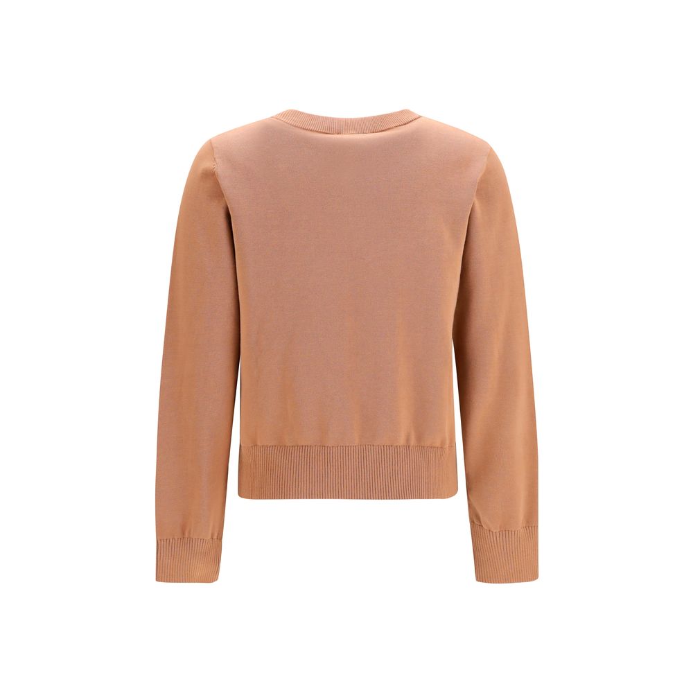 Ganni Beige Cotton Sweatshirt - Effortless Scandinavian Luxury