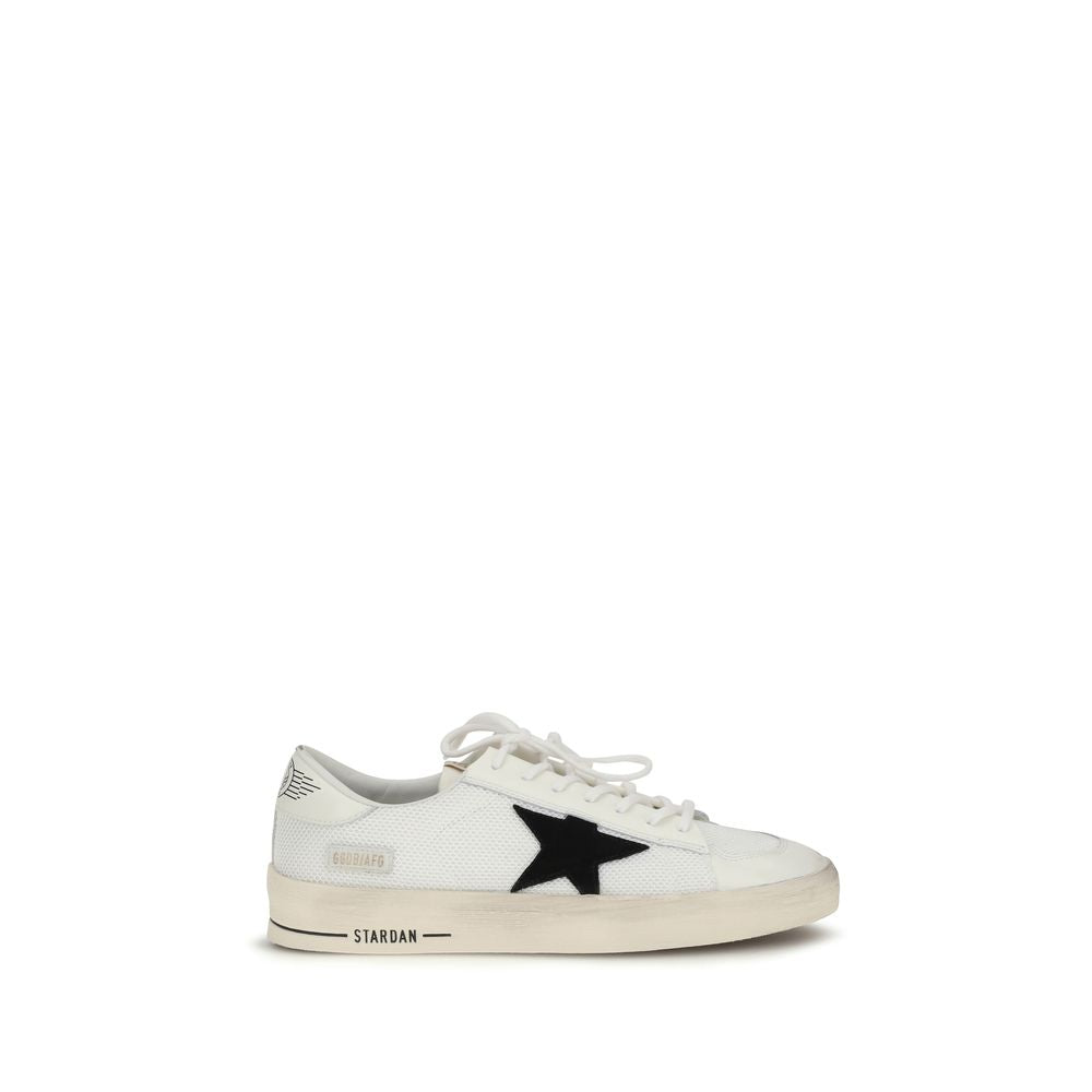 Discover the Golden Goose White Calf Leather Bos Taurus Sneakers, where exquisite craftsmanship meets timeless elegance, perfect for those who appreciate luxury and style.