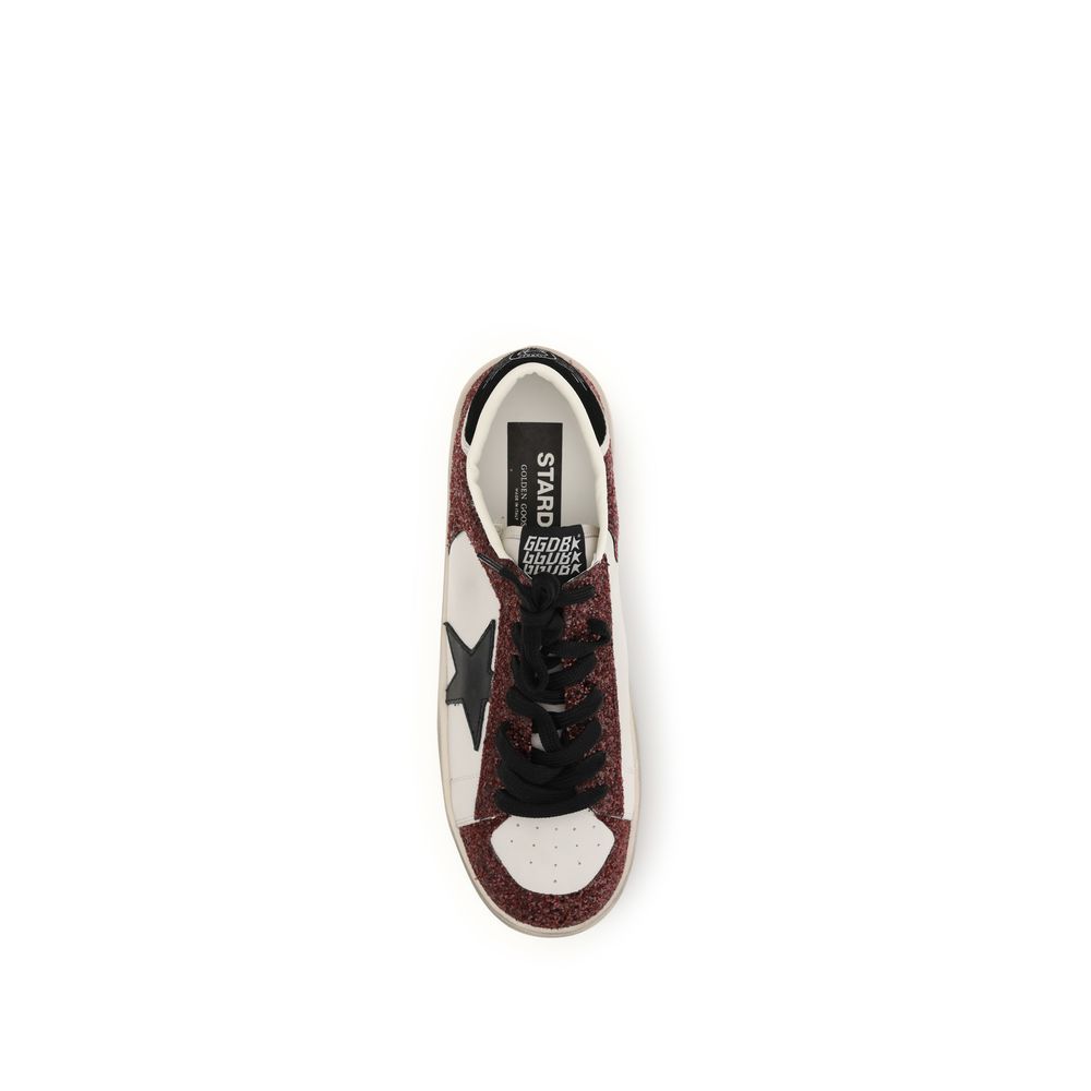 Experience the allure of Golden Goose Multicolor Calf Leather Bos Taurus Athletic Sneakers, where exquisite craftsmanship meets playful luxury for the discerning individual.