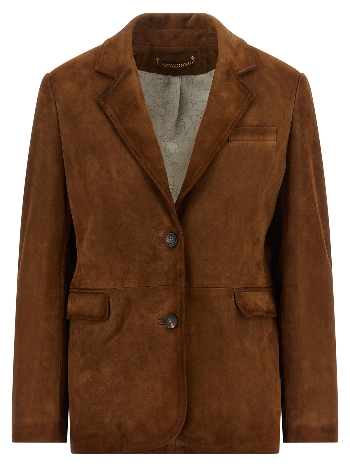 Indulge in the Golden Goose Brown Lamb Leather Jacket from the Journey Collection, where exquisite craftsmanship meets timeless elegance, perfect for the discerning individual.