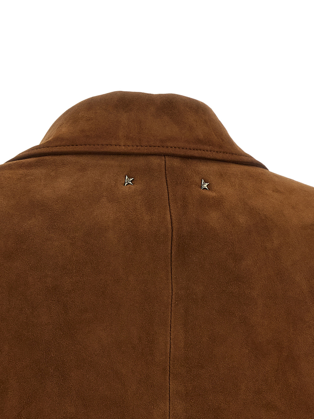 Elevate your wardrobe with the Golden Goose Brown Lamb Leather Jacket from the Journey Collection, a masterpiece of Italian craftsmanship and timeless elegance.