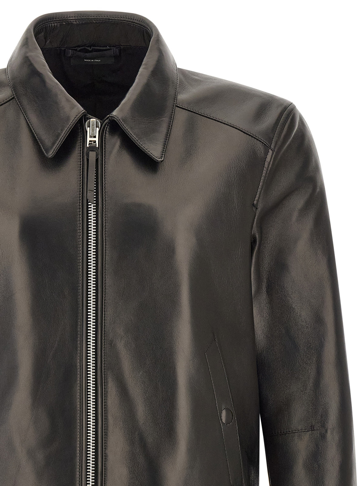 Tom Ford Black Lamb Leather Jacket - Timeless Luxury Elegance