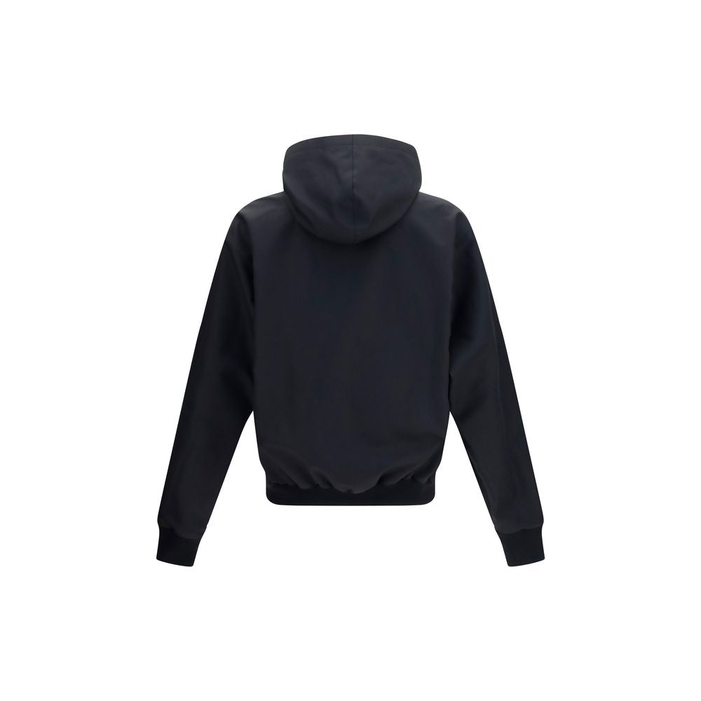 Indulge in the luxurious allure of the Gucci Black Polyester Bomber, a reversible masterpiece crafted for those who embody sophistication and timeless elegance.