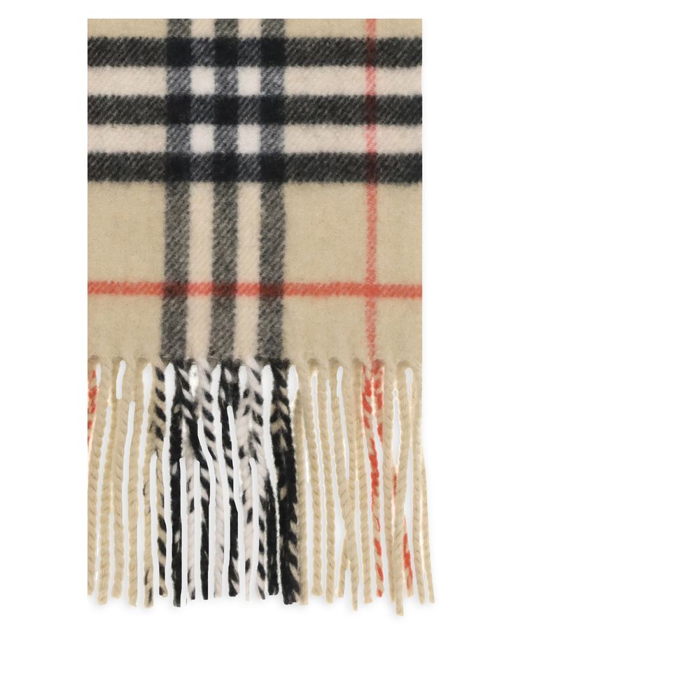 Burberry Beige Cashmere Scarf - Timeless Luxury Accessory