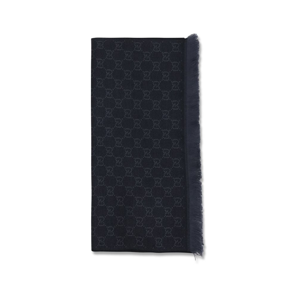 Gucci Black Wool Scarf - Timeless Luxury for the Discerning