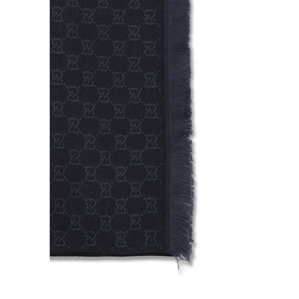 Gucci Black Wool Scarf - Timeless Luxury for the Discerning