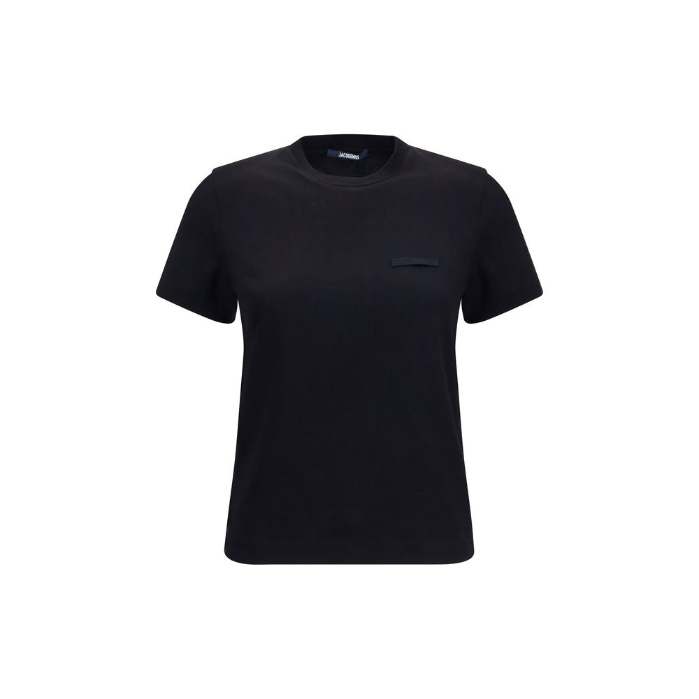 Jacquemus Black Cotton T-Shirt - Timeless Minimalist Elegance