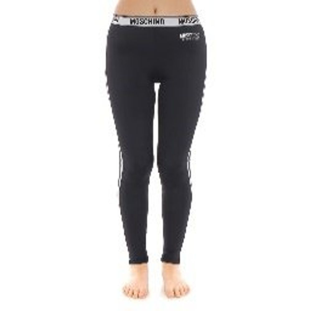 Elevate your style with Moschino's Multicolor Polyamide Leggings, crafted from luxurious materials for a fitted silhouette that embodies sophistication and allure.