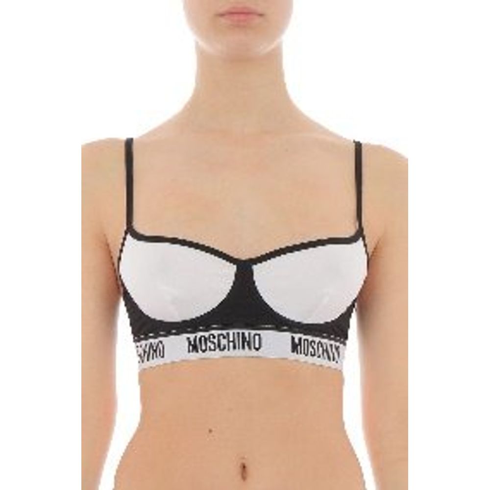 Discover the Moschino Multicolor Cotton Bra, a luxurious blend of comfort and elegance, crafted for those who embrace sophistication and style in every moment.