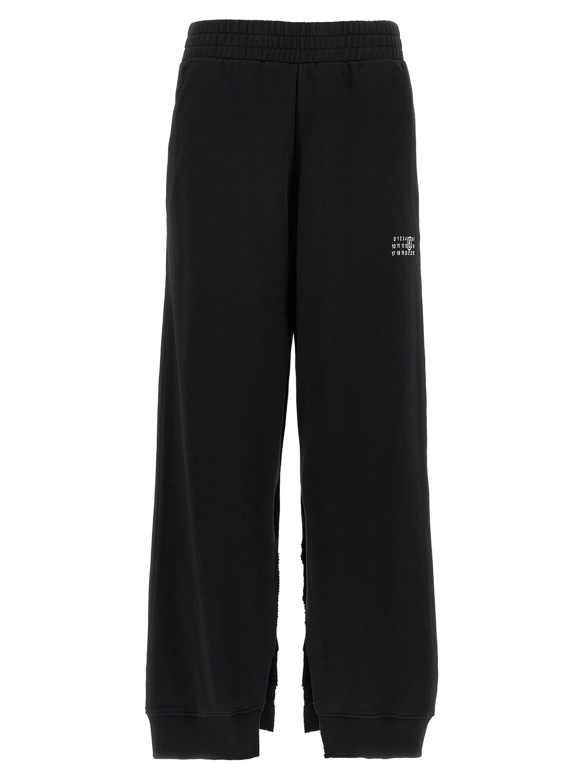 MM6 Maison Margiela Black Cotton Joggers - Effortless Elegance