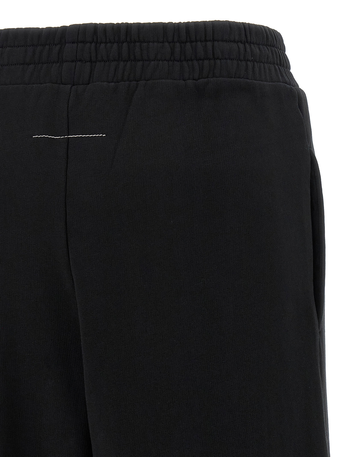 MM6 Maison Margiela Black Cotton Joggers - Effortless Luxury