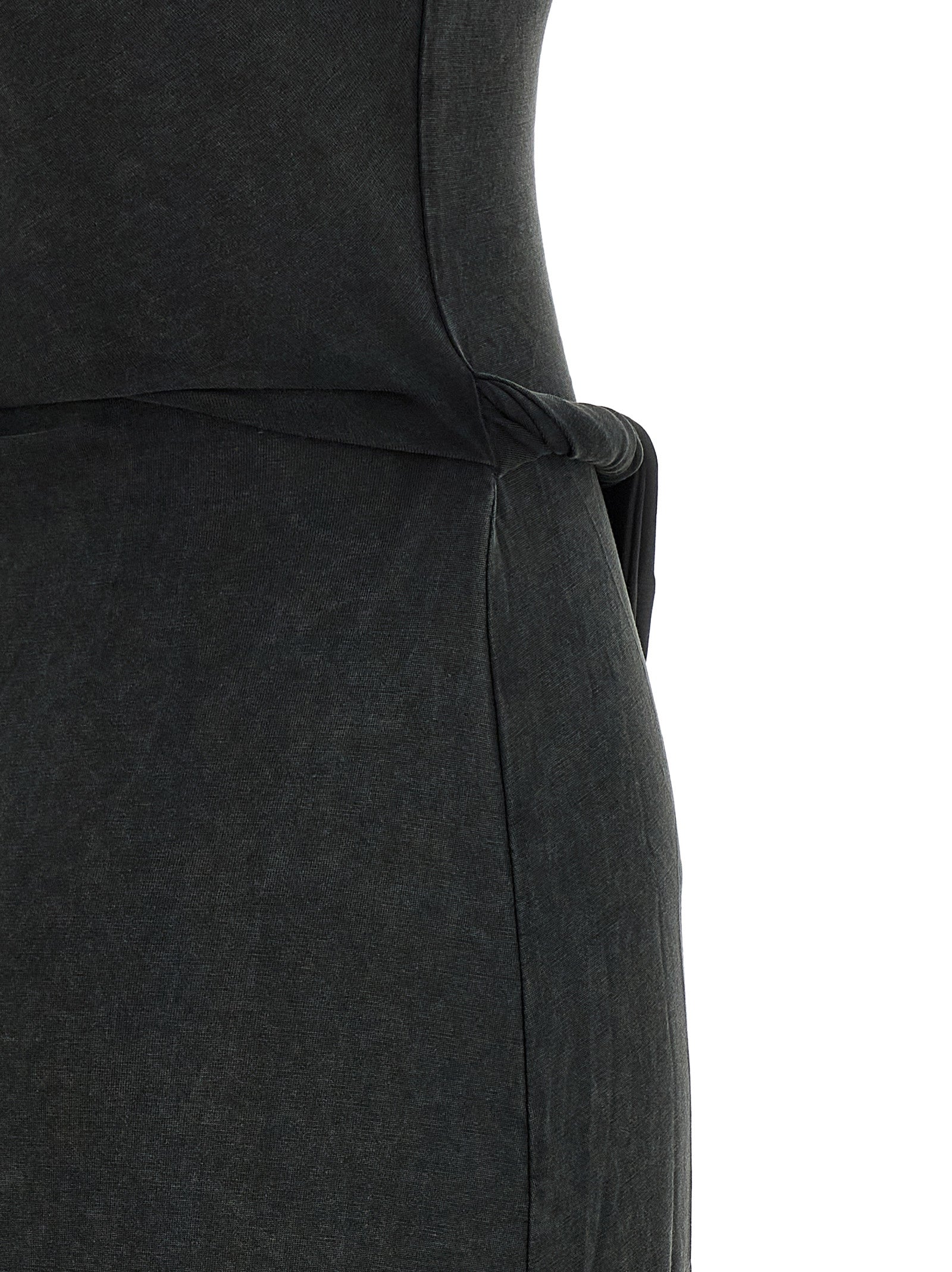 Diesel Black Modal Long Dress
