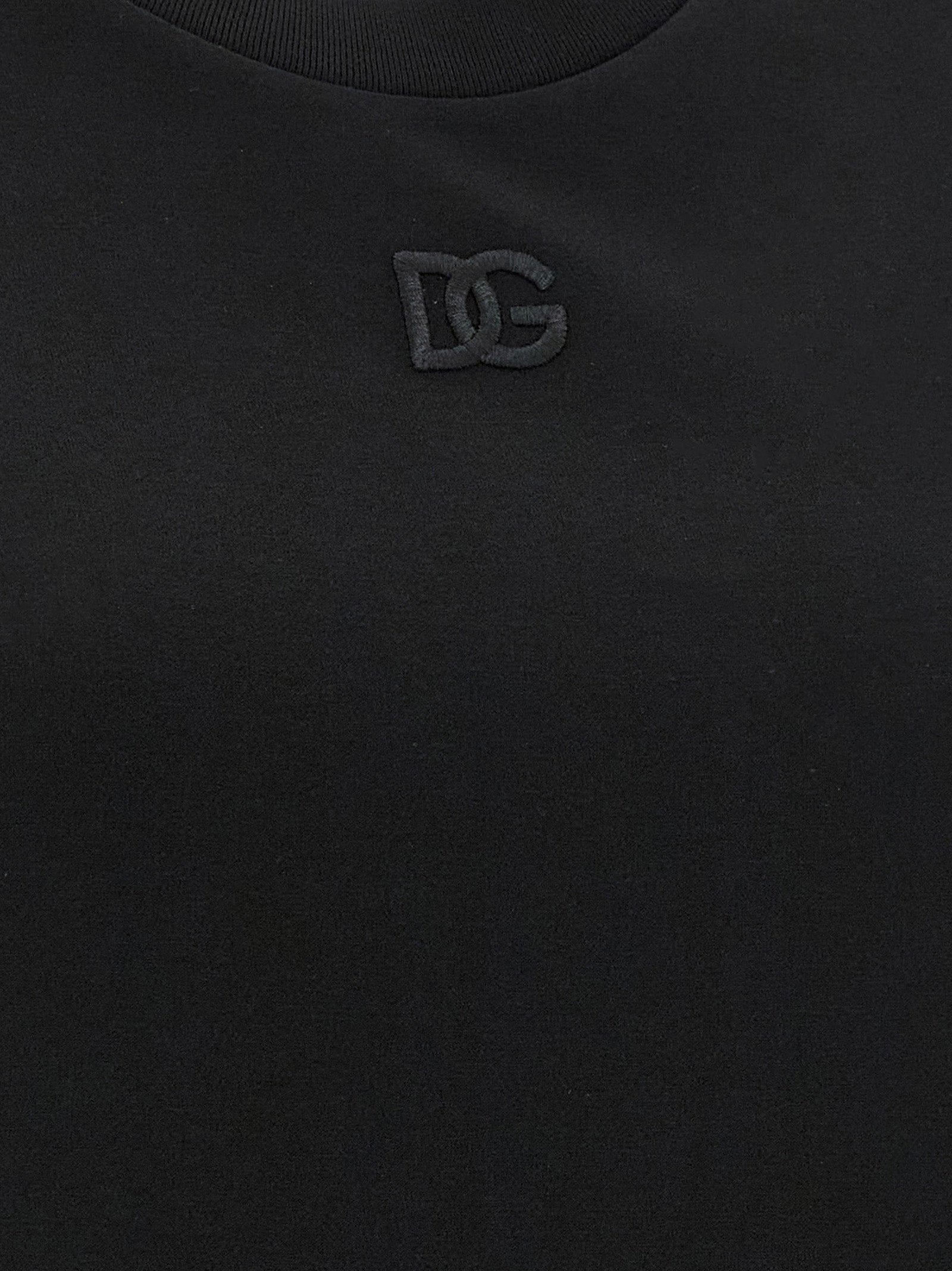 Dolce & Gabbana Black Cotton Sleeveless T-Shirt - Luxury Elegance