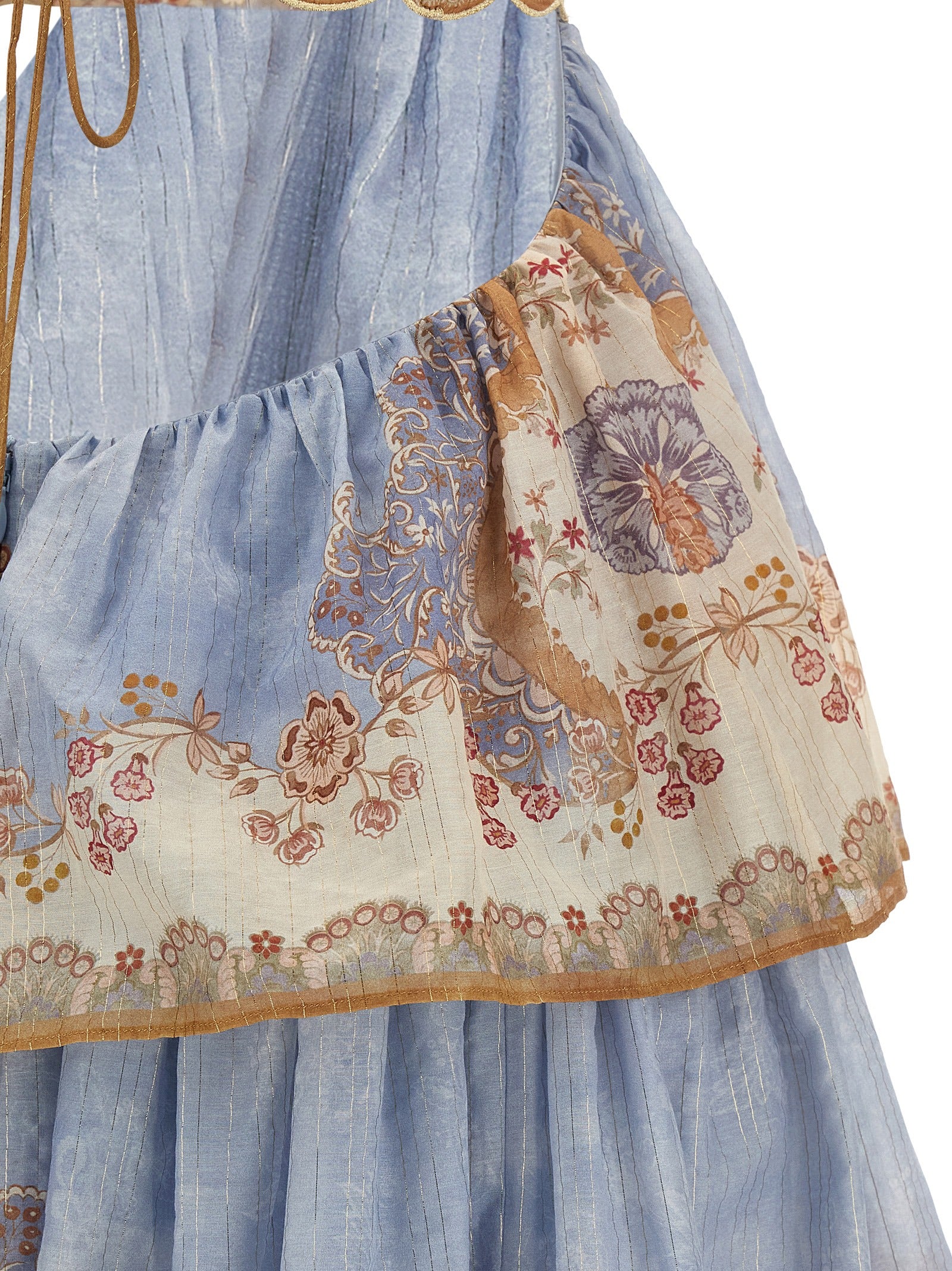 Zimmermann Blue Cotton Long Dress