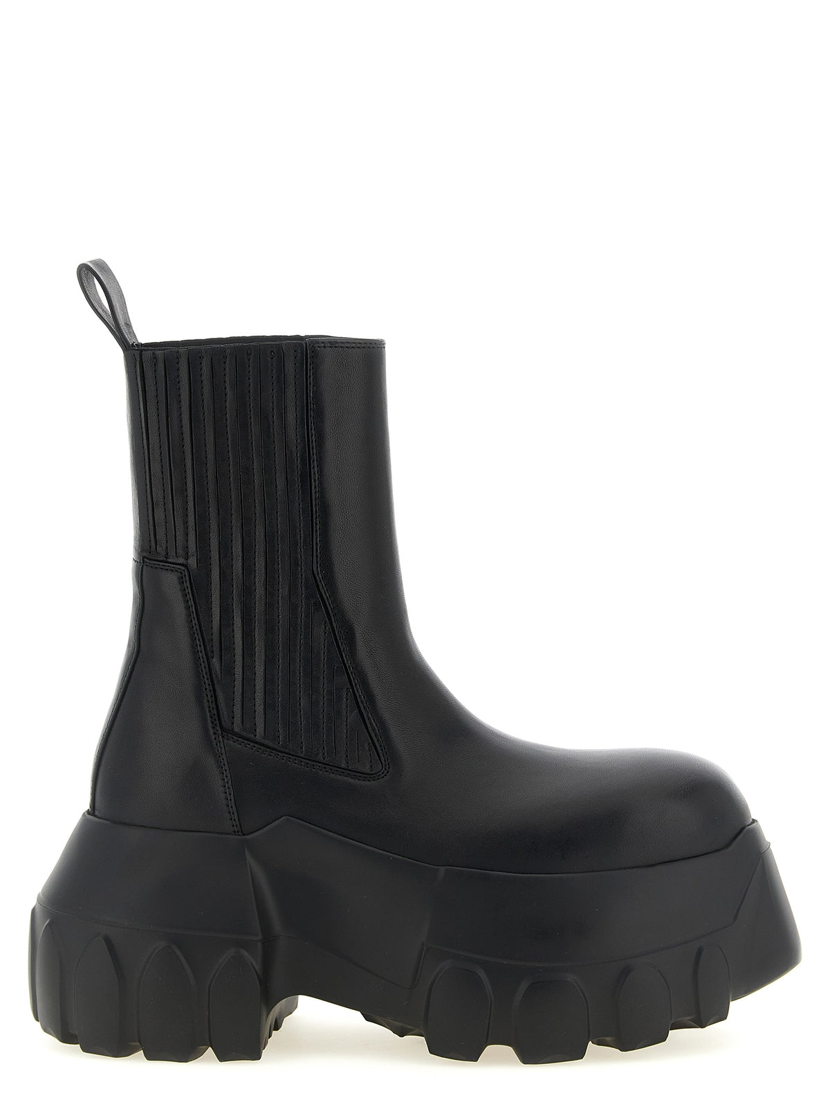 Rick Owens Black Ramie Ankle Boots - Avant-Garde Luxury Footwear