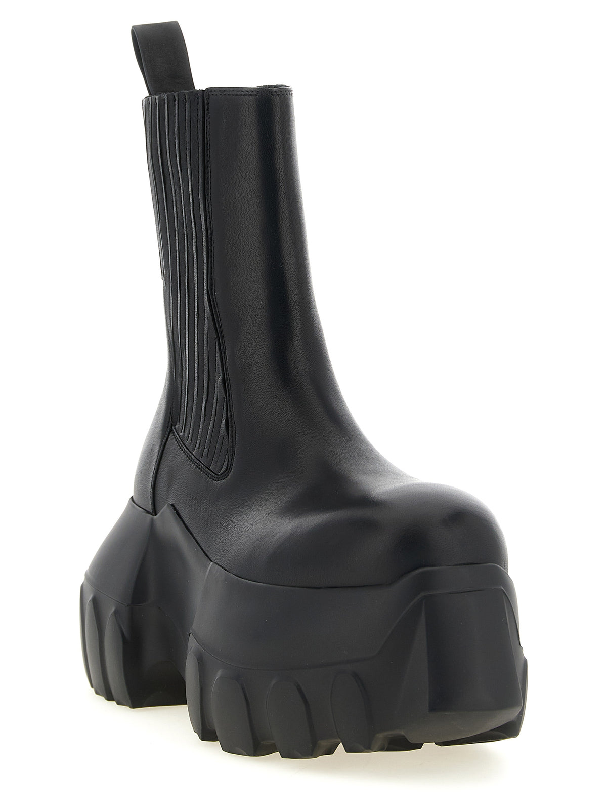 Rick Owens Black Ramie Ankle Boots - Avant-Garde Luxury Footwear