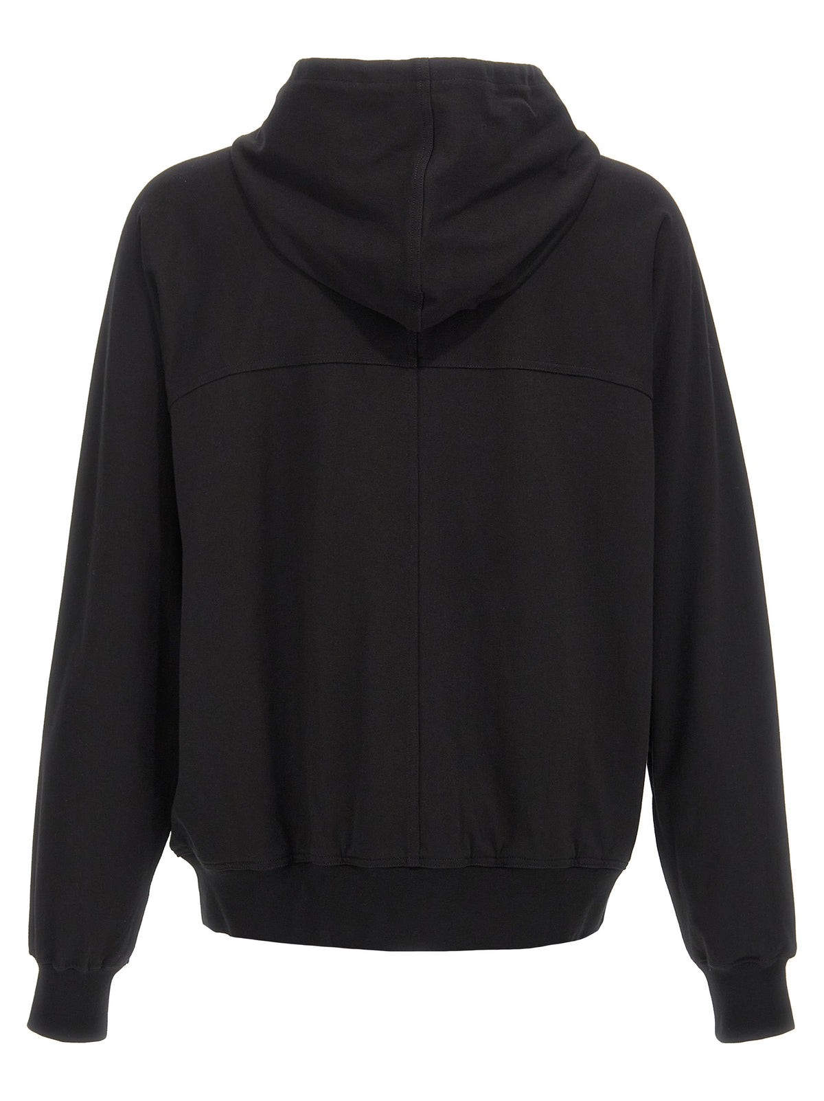Rick Owens Black Cotton Hoodie