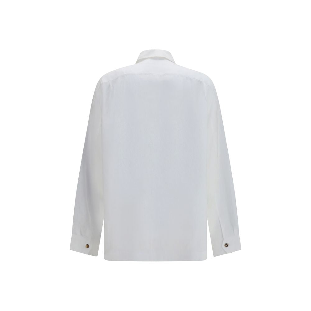 Brunello Cucinelli White Linen Shirt - Effortless Elegance
