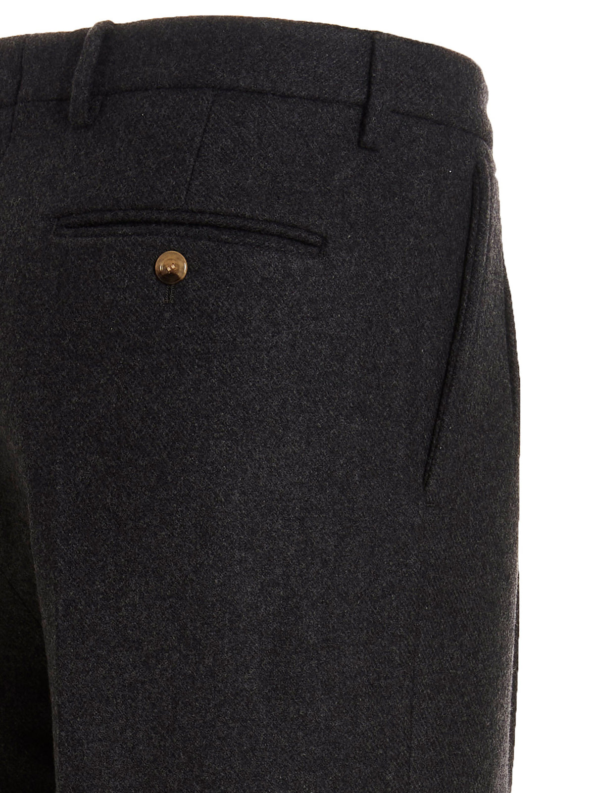 Gucci Gray Wool Dress Pants - Tailored Luxury for the Discerning