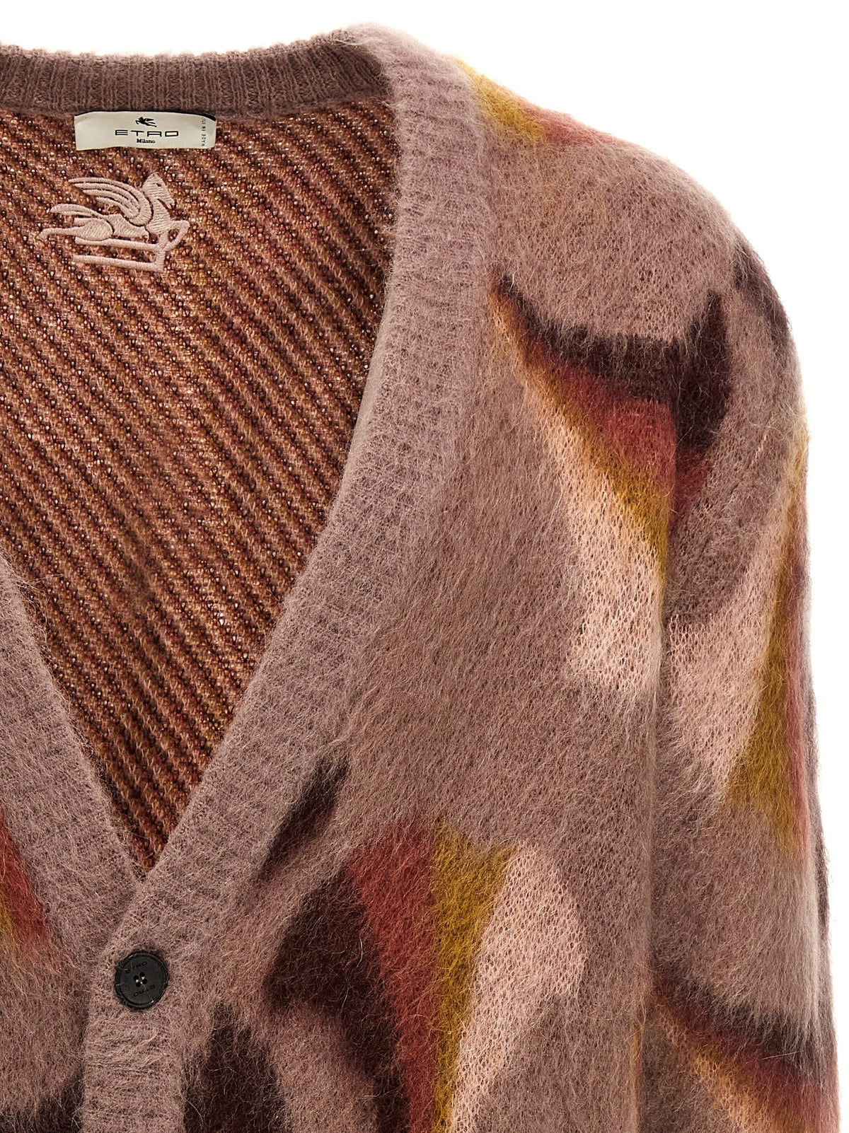 Etro Multicolor Wool Cardigan - Exquisite Italian Luxury Fashion