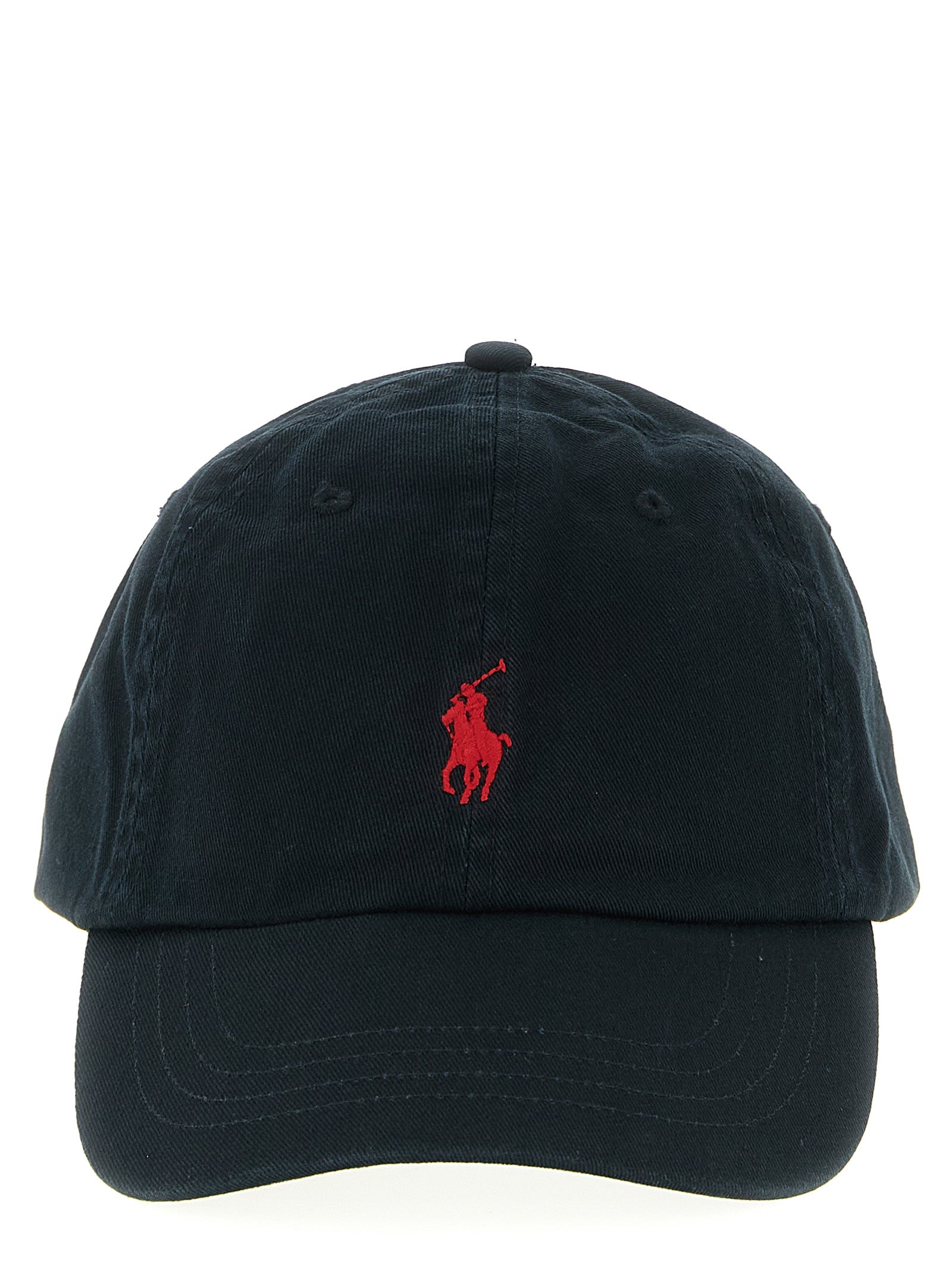 Polo Ralph Lauren Black Cotton Cap - Timeless Luxury Accessory