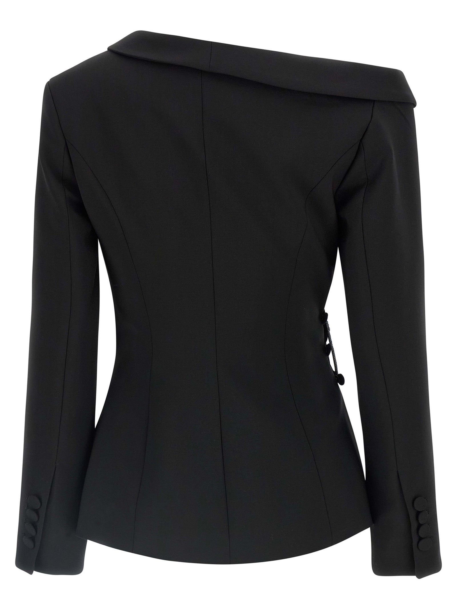 Giuseppe Di Morabito Black Virgin Wool Blazer - Timeless Luxury