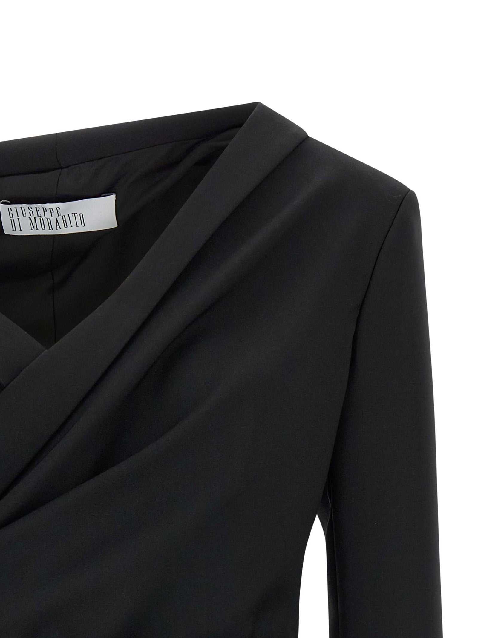 Giuseppe Di Morabito Black Virgin Wool Blazer - Timeless Luxury