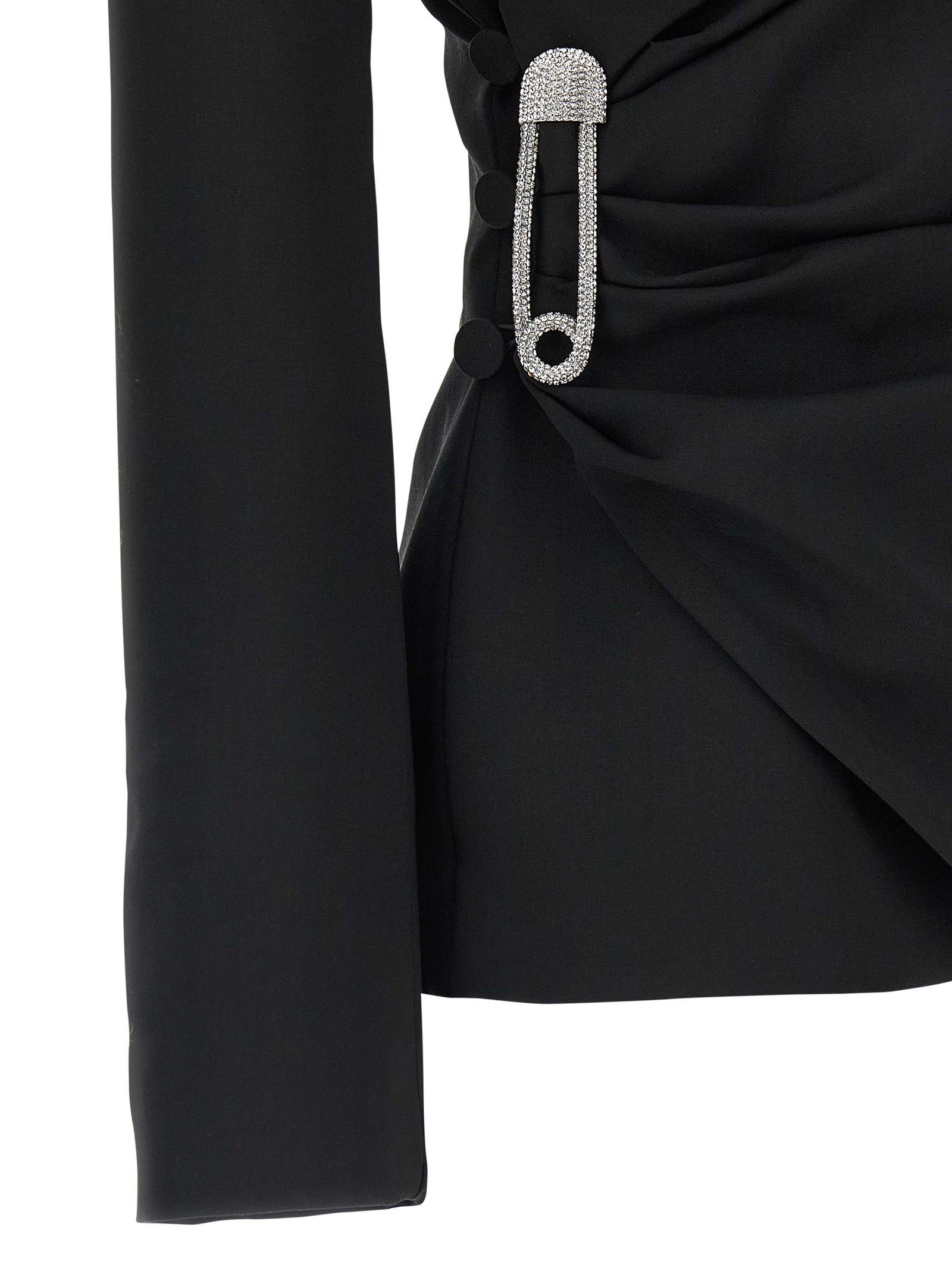 Giuseppe Di Morabito Black Virgin Wool Blazer - Timeless Luxury