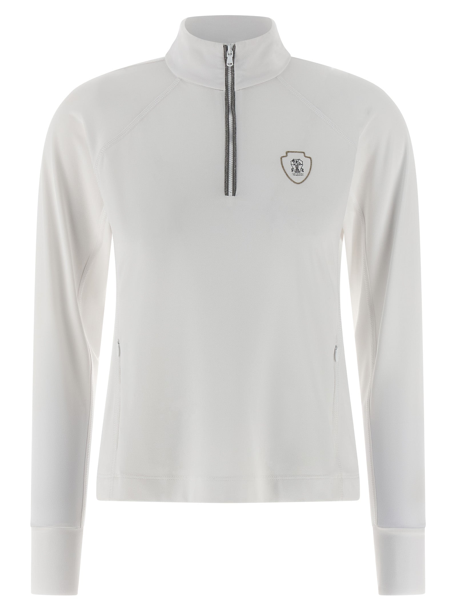 Brunello Cucinelli White Polyamide Cardigan - Timeless Luxury Elegance