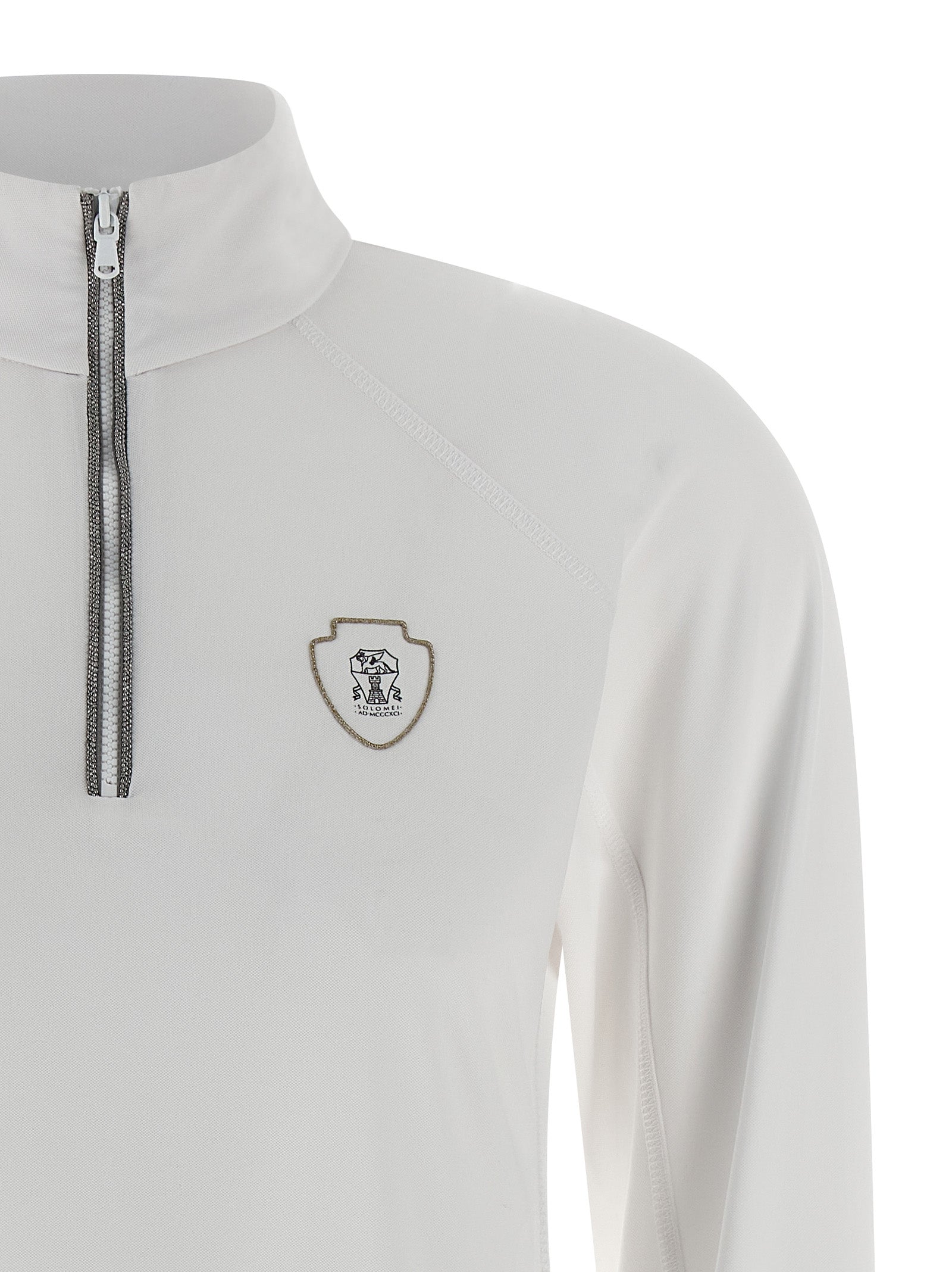 Brunello Cucinelli White Polyamide Cardigan - Timeless Luxury