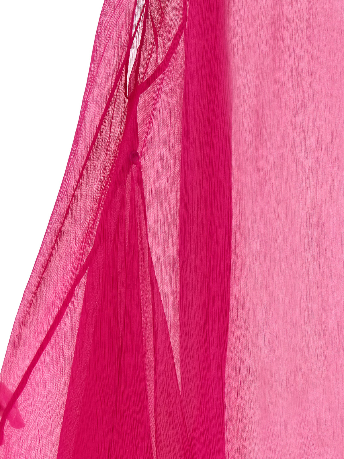 Dries Van Noten Fuchsia Silk Midi Dress - Timeless Luxury Elegance