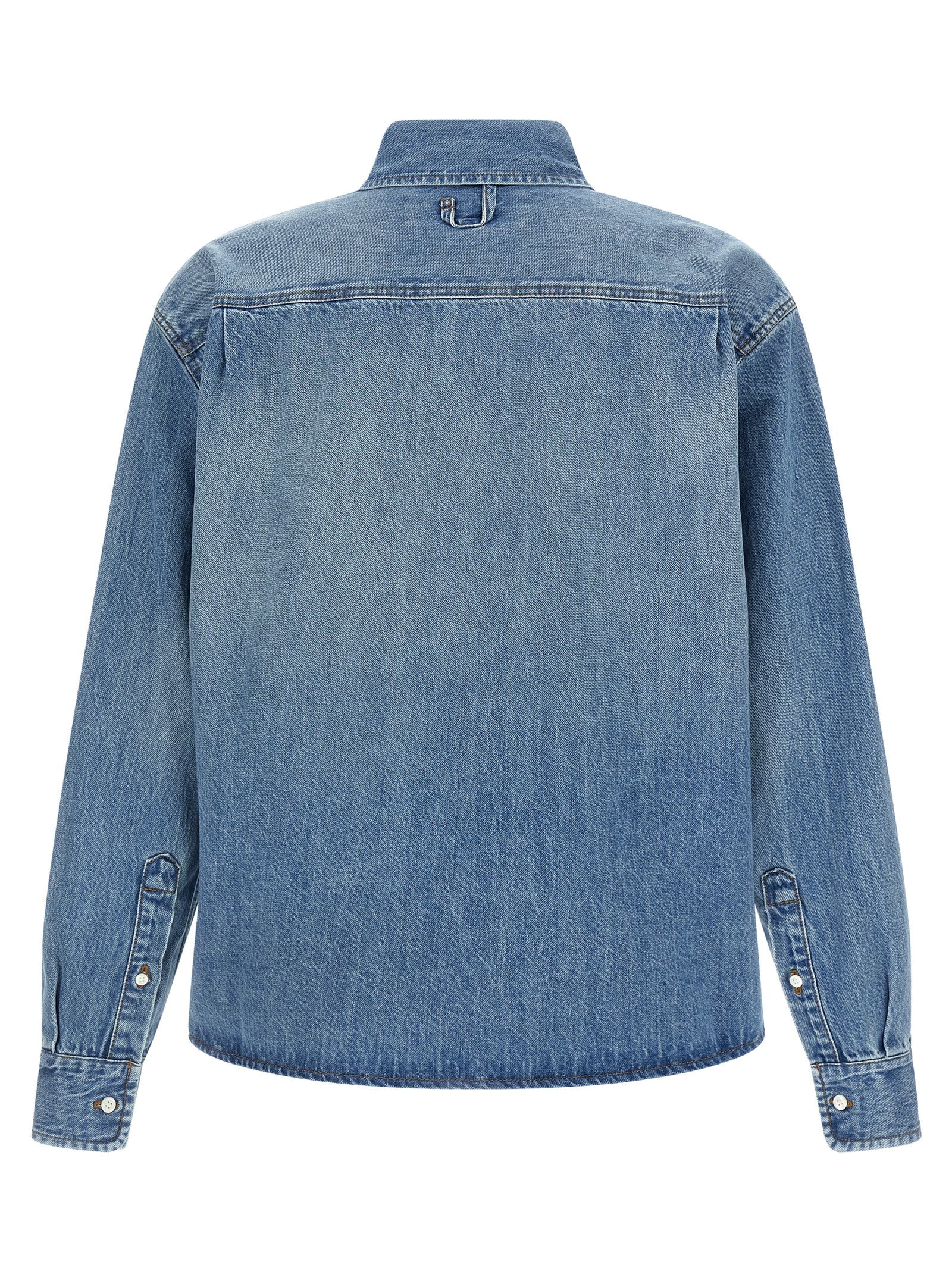 Jacquemus Blue Cotton Blouse - La Chemise De-Nîmes Simon Collection