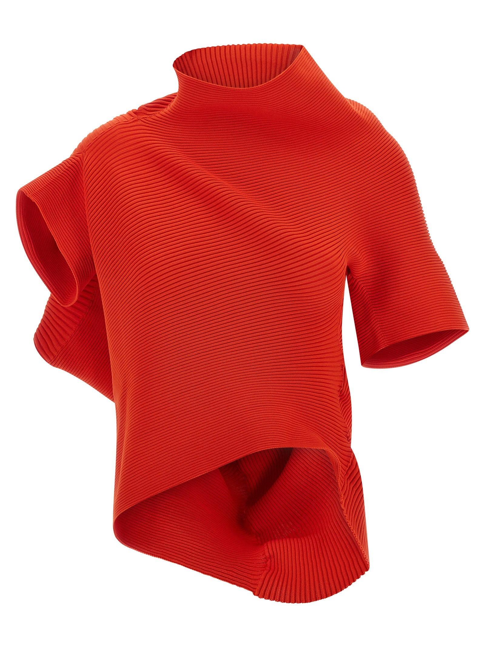Issey Miyake Life Form T-Shirt - Luxurious Ribbed Knit Elegance
