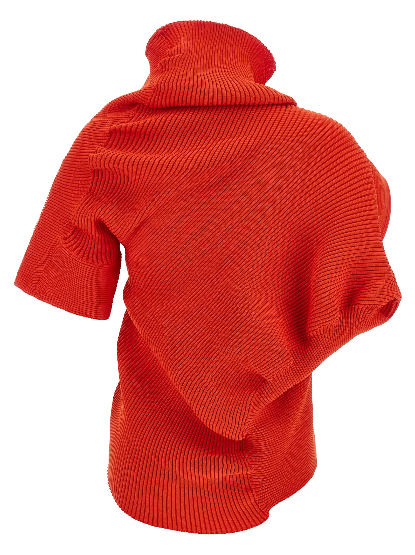 Issey Miyake Life Form T-Shirt - Effortless Luxury in Red