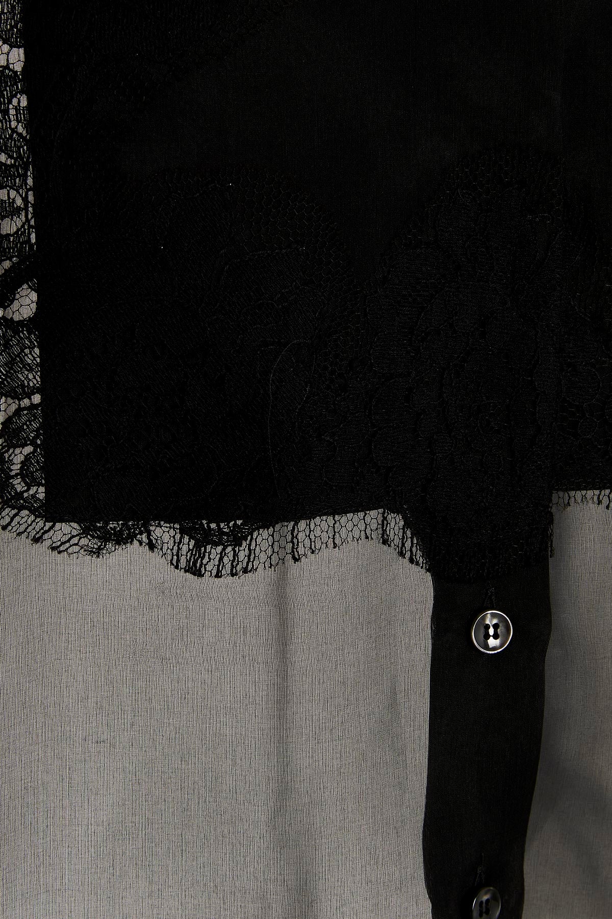 Dolce & Gabbana Black Silk Blouse