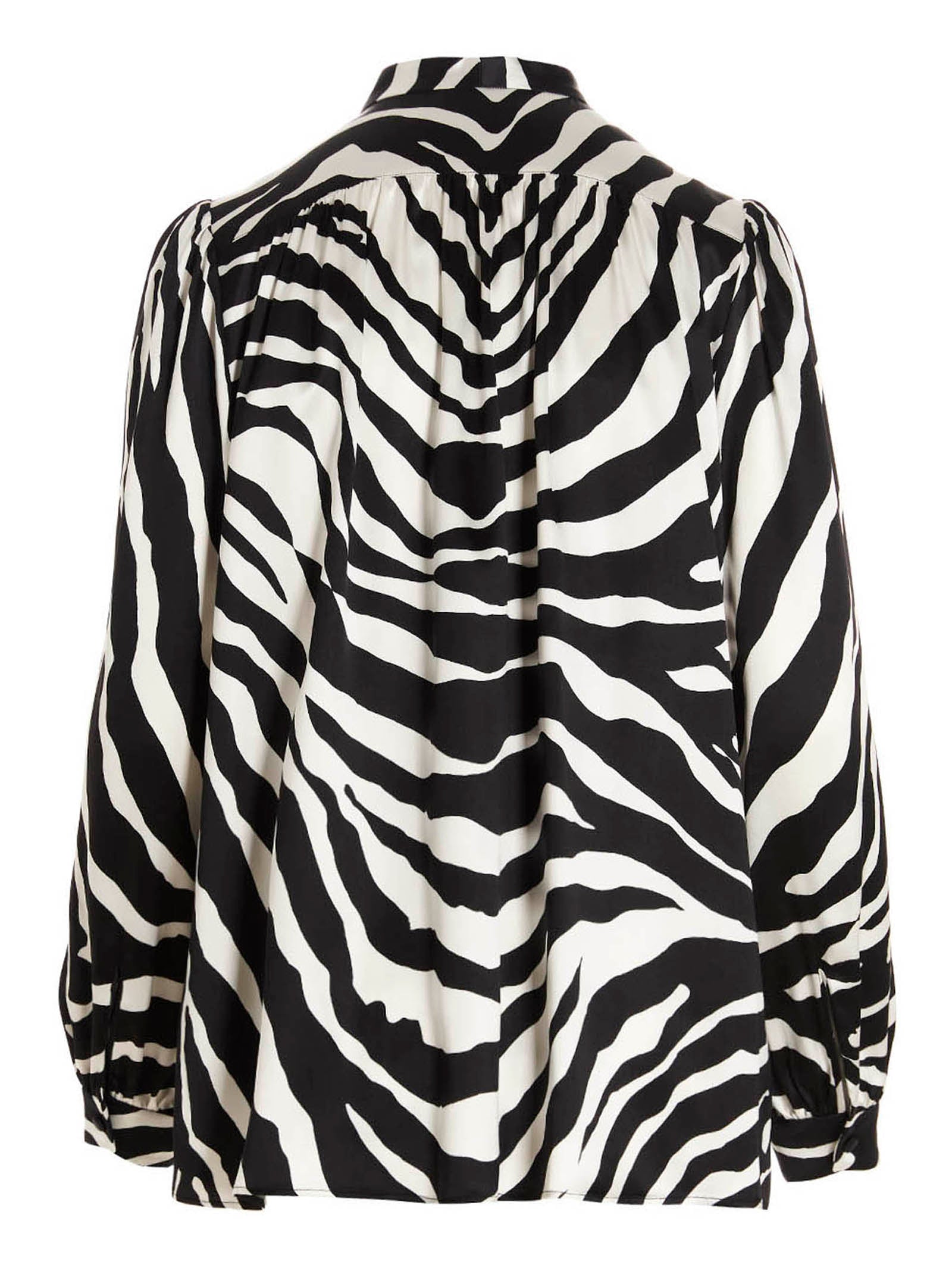 Dolce & Gabbana Bicolor Silk Blouse