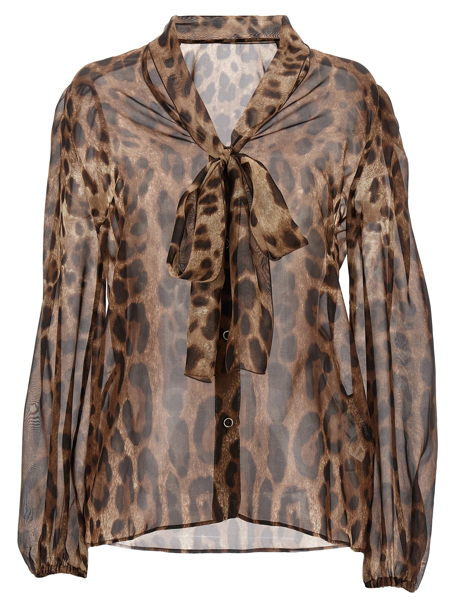 Dolce & Gabbana Multicolor Silk Blouse - Timeless Elegance