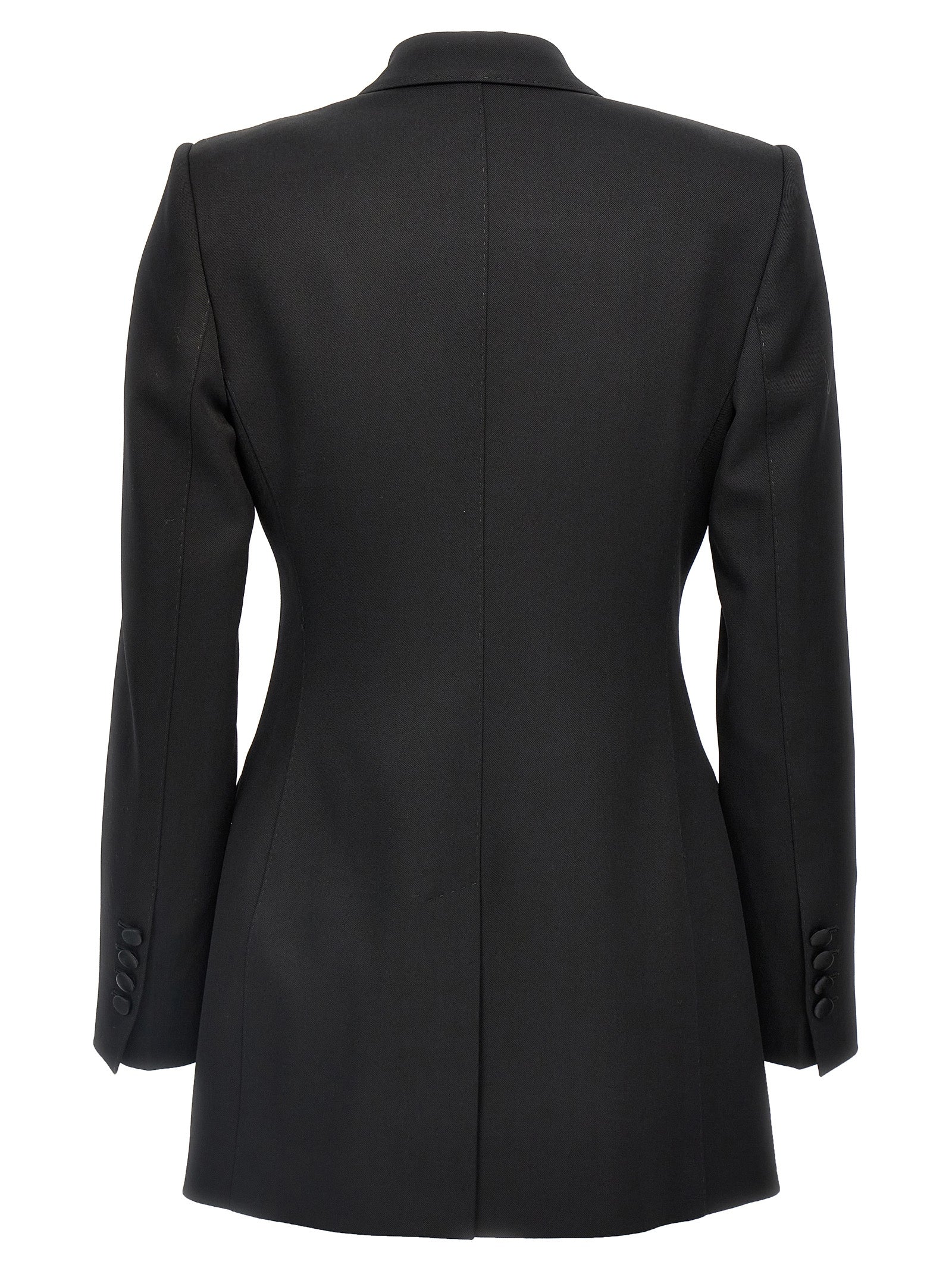 Dolce & Gabbana Black Virgin Wool Blazer