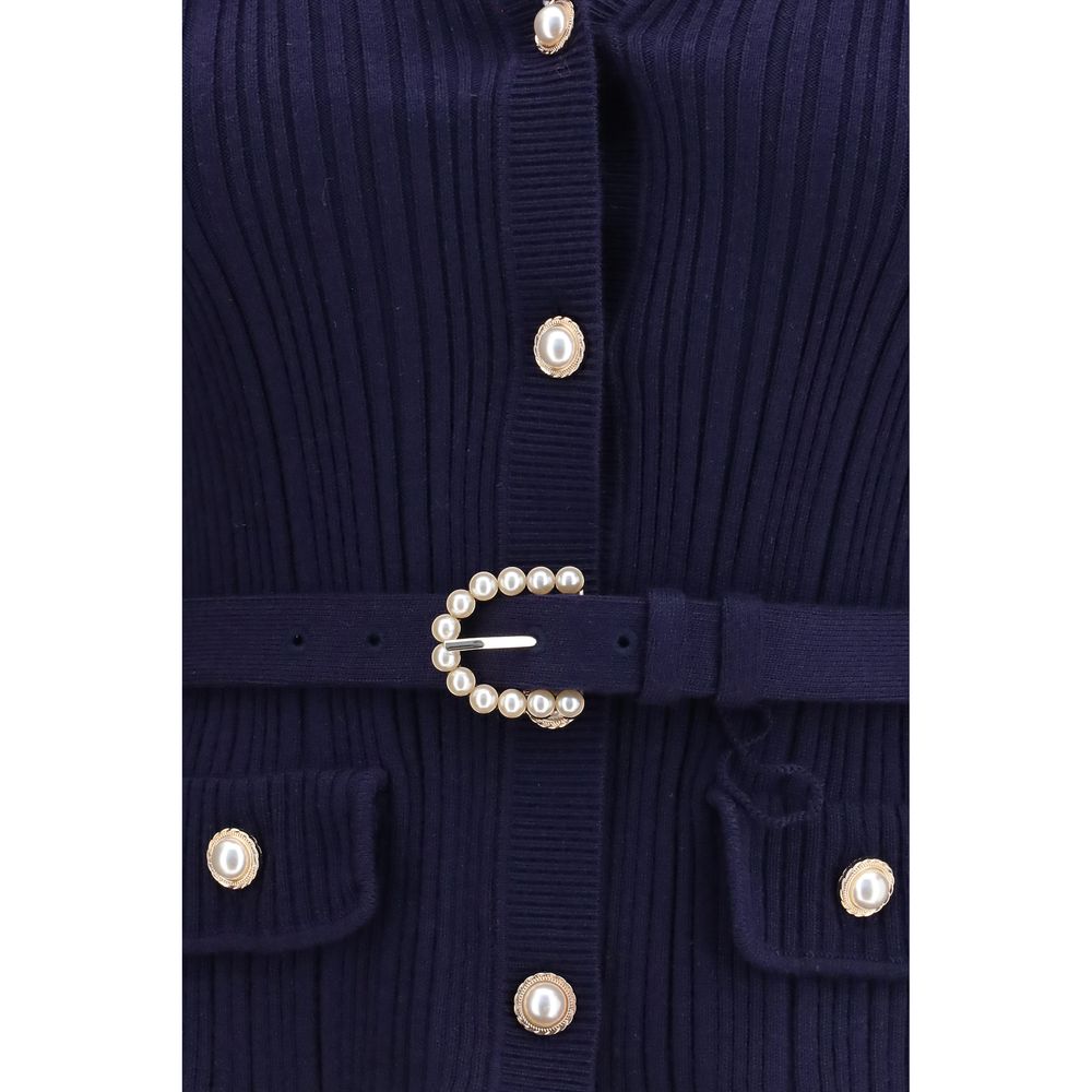 Elevate your wardrobe with the Self-Portrait Blue Polyamide Cardigan, a luxurious blend of premium materials and exquisite craftsmanship, perfect for any sophisticated occasion.