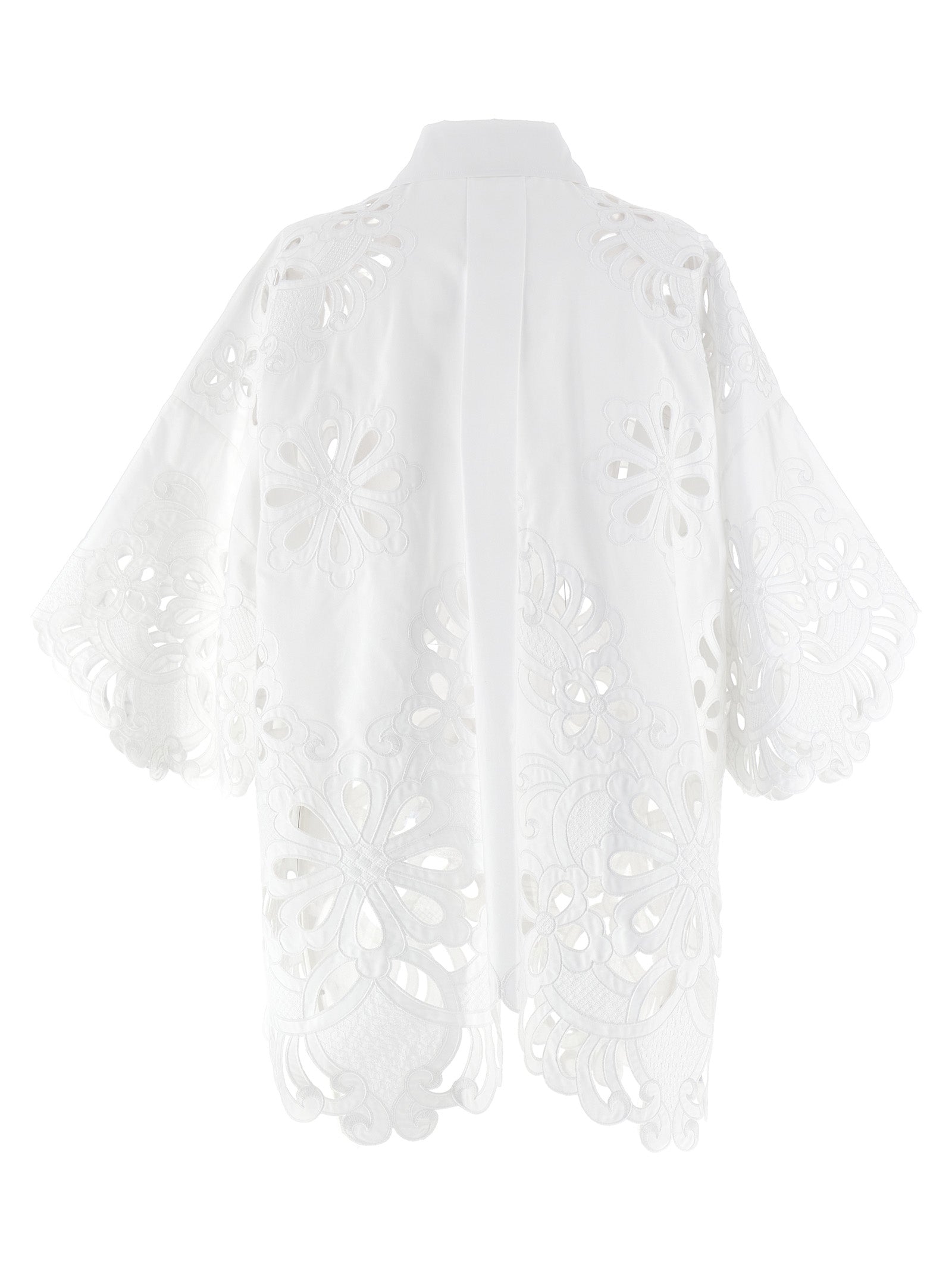 Dolce & Gabbana White Cotton Blouse