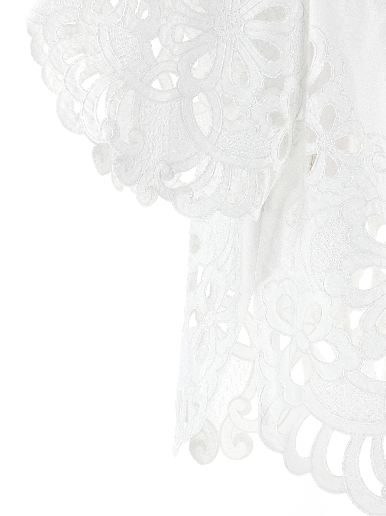 Dolce & Gabbana White Cotton Blouse