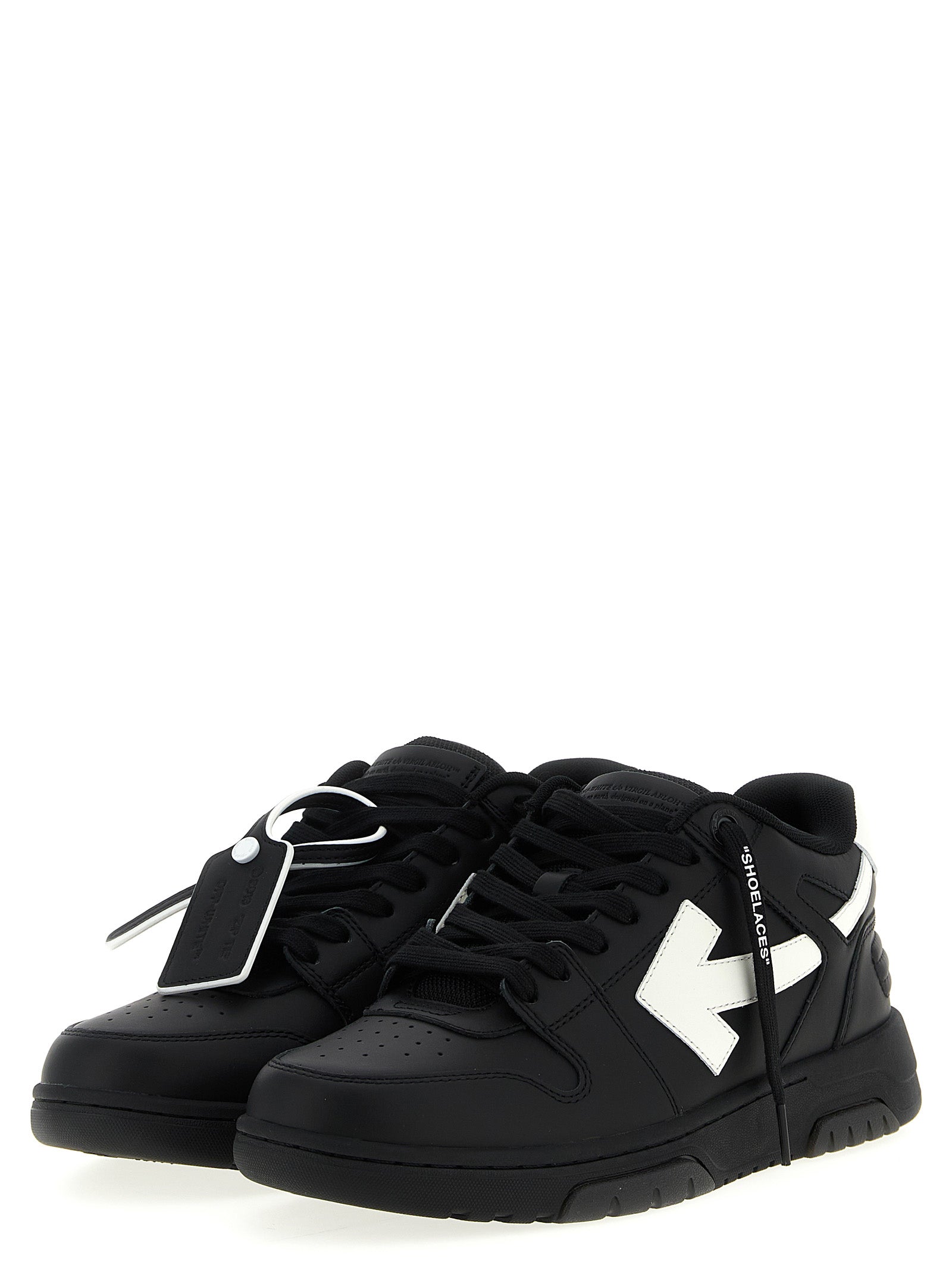 Step into the realm of luxury with Off-White's Bicolor Recycled Polyester Low Top Sneakers, where sustainable craftsmanship meets avant-garde design for the discerning trendsetter.